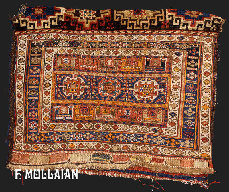 Antique Persian Sirjan Sella Rug (96x76 cm)